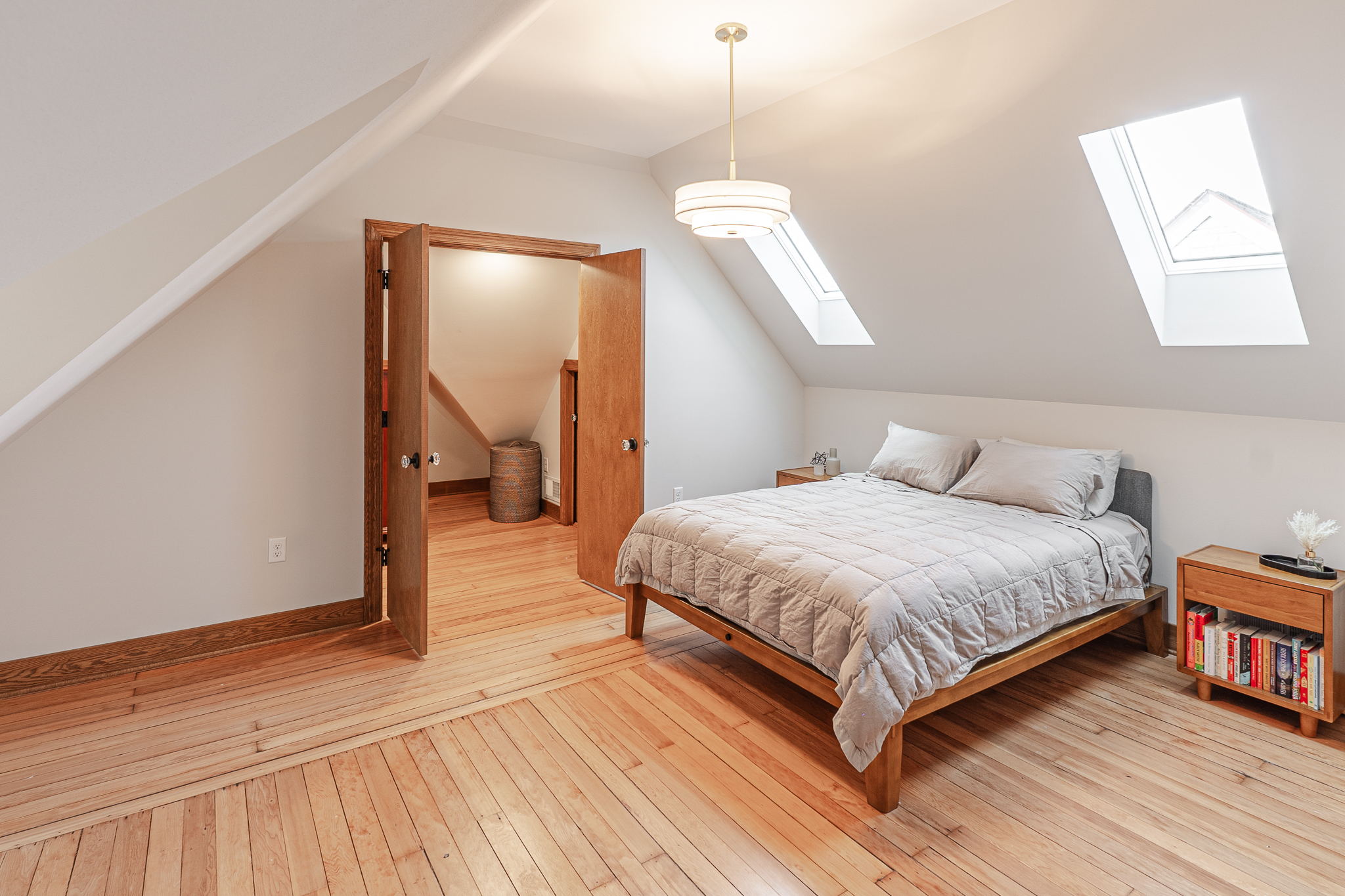 Interior Spaces Attic Remodel by Callen